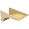 Ekena Millwork 12"W x 24"D x 12"H Wide Olympic Rough Cedar Woodgrain TimberThane Corbel, Primed Tan CORUR12X24X12OLYRCPR - alternate 3